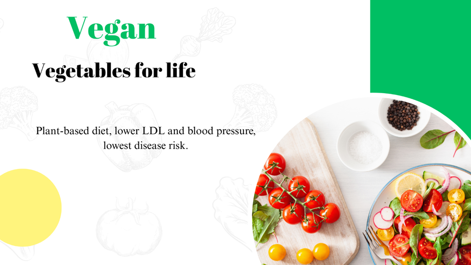 A diet based on plant sources